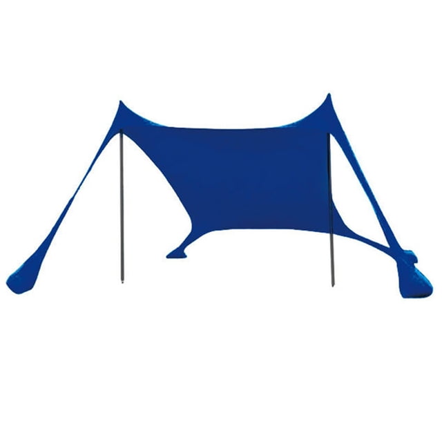 Tienda de Playa con Toldo de 79x83x59 Pies con 4 Sacos de , Protección UPF 50+, Parasol Portátil para Acampar, Pescar y Usar en el Jardín.