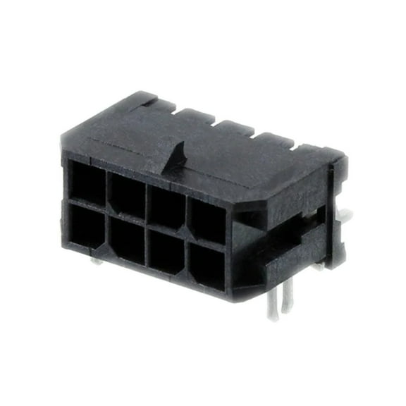 0430450808 Connector Header Surface Mount, Right Angle 8 position 0.118 (3.00mm) 43045-0808 :RoHS, Cut Tape