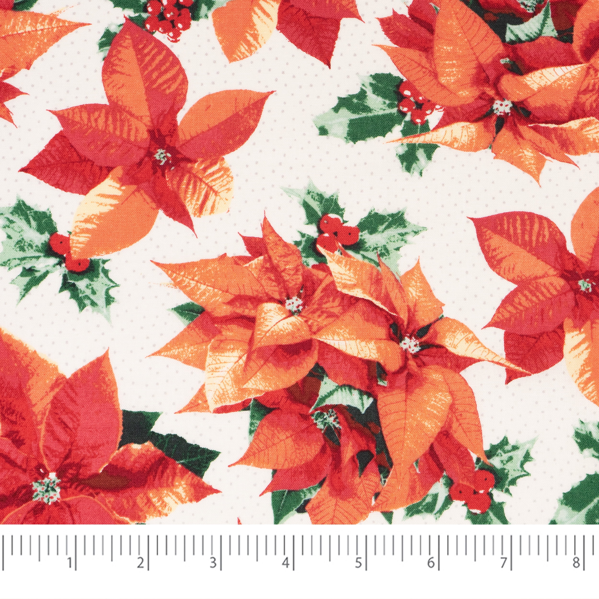 Singer, 100% Cotton, Poinsettia 5Pc Bundle
