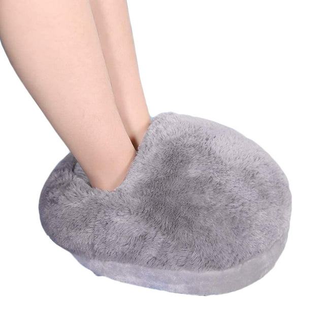 Calentador de pies Calentador de pies con USB Calentador de pies eléctrico Calentador de pies de felpa suave Calentador de pies Almohadilla de calentamiento de pies para mujeres Hombres Oficina Hogar Abanopi Calentador de pies