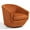 Orange, variant on DREAMSIDEA Velvet Swivel Barrel Chair Swivel Accent Chair for Living Room, Bedroom, Office,Orange