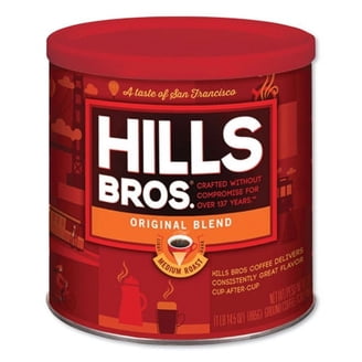 Hills Bros Original Blend Ground Coffee, Full-Bodied Flavor, 42.5