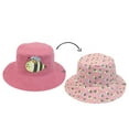 thumbnail image 1 of FlapJackKids - Kids Reversible Mixed Sun Hat - Bees - S (6M-2Y), 1 of 4