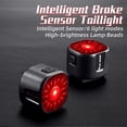 thumbnail image 4 of WEST BIKING Intelligent Bike Taillight Rechargeable Bicycle Rear Light High-Bright Cycling Warning Lamp Waterproof with 6 Light Modes Brake & Light Sensing for MTB Mountain Bike Road Bike, 4 of 8