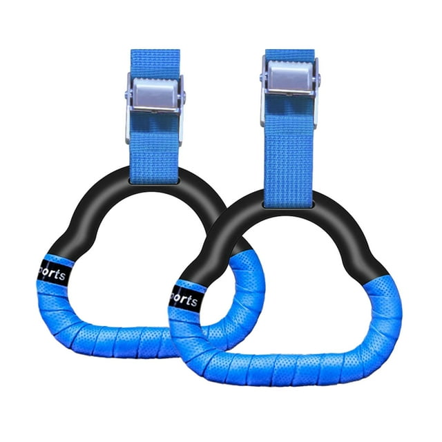 Anillos de gimnasia, anillos extraíbles, accesorio de barra, correa ajustable para niños, anillo de entrenamiento antideslizante para gimnasio, kusrkot Anillos de gimnasia