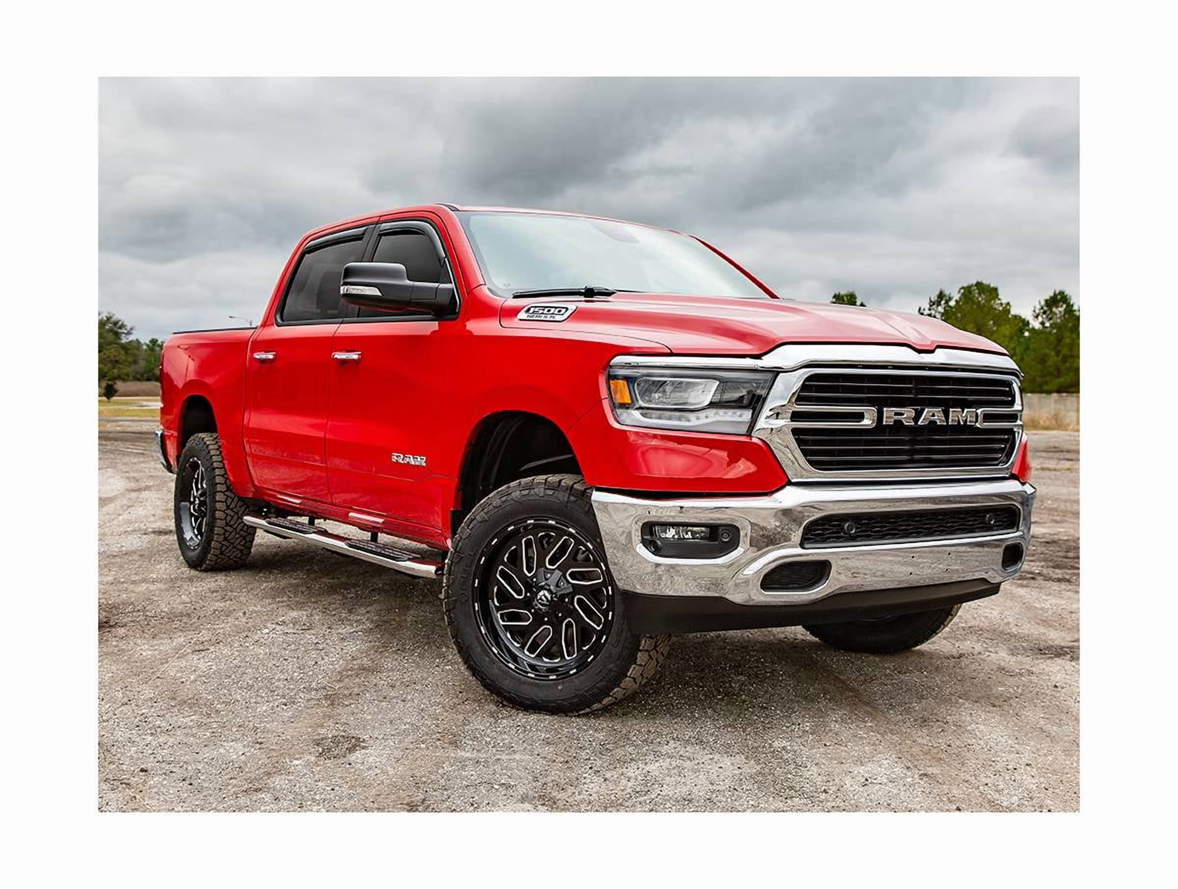 Ionic by RealTruck 4" Curved Stainless Nerf Bars Compatible with 1999-2016 Ford SuperDuty SuperCab