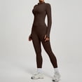 thumbnail image 5 of Pyhlmscde Womens 2 Piece Leggings Sets Seamless Yoga Workout Jacket High Waist Butt Lifting Gym Outfit, 5 of 6