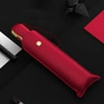 thumbnail image 1 of Flat Automatic Umbrella Anti UV Sun Umbrella Portable 6 Ribs Folding Parasol for Daily Use Travel Red, 1 of 1