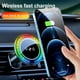 thumbnail image 1 of Soporte Para Cargador De Coche Cargador de coche de alta potencia de 15 W Soporte para teléfono con iluminación ambiental (gancho), 1 of 5