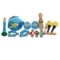 thumbnail image 4 of Conjunto de Instrumentos Musicales para Niños, Habilidadas de Cultivo de Tamburina de Superficie Lisa Desarrollo de Talento Musical para el Hogar Para El Bebé, 4 of 7