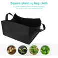 thumbnail image 2 of Maceteros Elevados Yuxing Paquete de 5 Bolsa Cuadrada Cultivo Flores Verduras Color Negro, 2 of 5