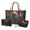Black - Crow Thorn, variant on DISNIMO Owl Flower Print Handbag Wallet Set for Women Large Tote Bag Fashion Top Handle Handbag with Makeup Pouch Wristlet Wallet, Gift for Mom Wife etc