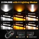 thumbnail image 2 of Barra de Luz LED + Lámparas LED Auxbeam 22 cm 120W + 2x 8 cm 96W, 2 of 7