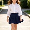 thumbnail image 4 of Girls Uniform Skorts, Girls Pleated School Skirt With Built-In Shorts, Soft Lightweight Bottoms, Back To School Wear For Daily Play, 4 of 4