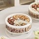 thumbnail image 3 of Bandeja de almacenamiento de dulces, gran capacidad sala de estar dormitorio fruta seca dividida, 3 of 9
