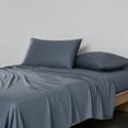 thumbnail image 4 of Allswell 6-Piece 300 Thread Count Dark Gray Cotton Lyocell Blend Bed Sheet Set, Queen, 4 of 10