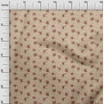 thumbnail image 2 of oneOone Cotton Cambric Fabric Leaves & Flower Floral Decor Fabric Printed BTY 56 Inch Wide, 2 of 4