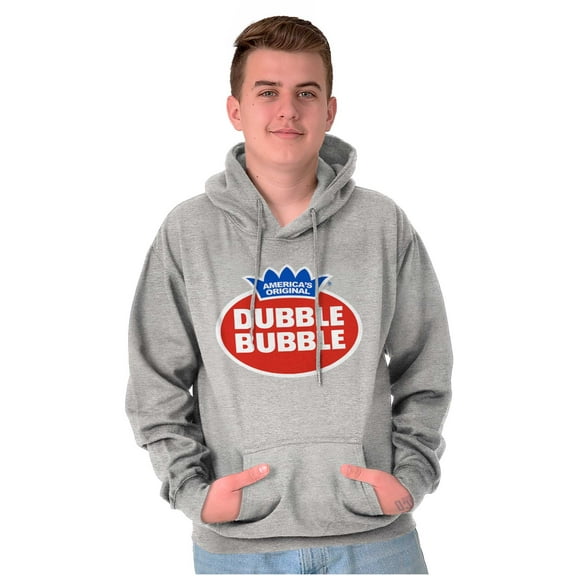 Vintage Dubble Bubble Gum Double Logo Hoodie Sweatshirt Women Men Brisco Brands S