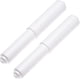 thumbnail image 1 of Portarrollos de papel higiénico blanco Rodillo con resorte blanco2 piezas, 1 of 5