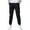 Black*, variant on OSOLU Boys Pants Elastic Waist Side Pockets Jogger Kids Daily Casual Trousers Green