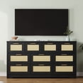 thumbnail image 4 of Sunvasagoo 10-Drawer Rattan Drawers - Storage Chest, Bedroom Storage Furniture, Multi-Drawer Storage Unit, Wooden Chest of Drawers, Home Organization Furniture, 4 of 8