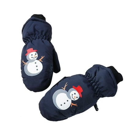 

ZMHEGW Kids Winter Warm Windproof Cold Weather Outdoor Sports Gloves Boys Girls Snow Gloves Ski Gloves Kids Girls Winter Clothes Kids Hand Gloves Winter Kids Ski Kid Mitten Toddler Children s