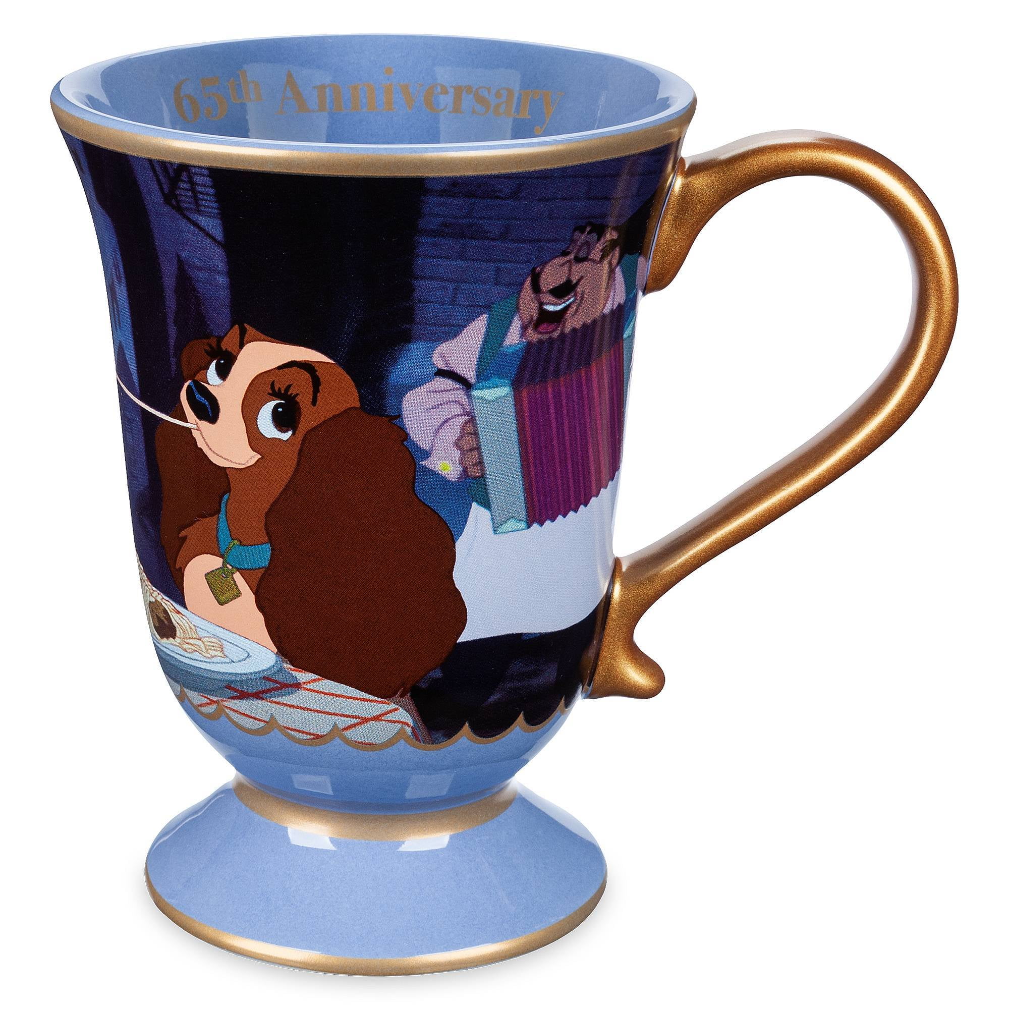 2020 Disney Parks Beauty & The Beast Grand Floridian Triple Stack Coffee Mug New 