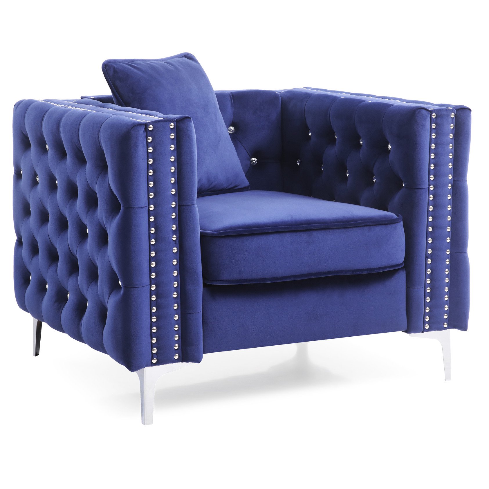 velvet accent chair - home product
