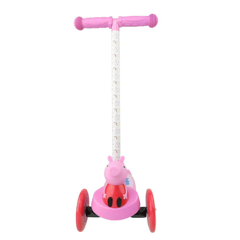 Peppa Pig 3D Scooter with 3 wheels and tilt to turn