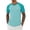 Mint Green, variant on IWRICH Men's Waffle Strip Short Sleeve T Shirts Couples Summer Lightweight Striped Tee Casual Crewneck Athletic Gym Workout Top for Unisex Red XS