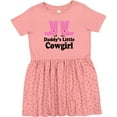thumbnail image 3 of Inktastic Daddy's Little Cowgirl Girls Toddler Dress, 3 of 5