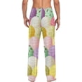 thumbnail image 2 of Colorful Ball Ice Cream Ghost Pajama Pants, Men's Lounge Pants Light with Drawstring and Pockets, Christmas New Year Birthday Father's Day Gifts, 2 of 7