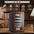 thumbnail image 3 of 18L Electric Cigar Humidor, 116 Counts Cooling and Heating Temperature Control Humidor Cabinet, Large Cigar Humidor With Spanish Cedar Wood Shelves, Drawers, Hygrometer, 3 of 7