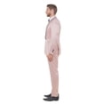 thumbnail image 2 of Mens 3pc Solid Satin Suit Set w/ Free Bowtie, 2 of 4