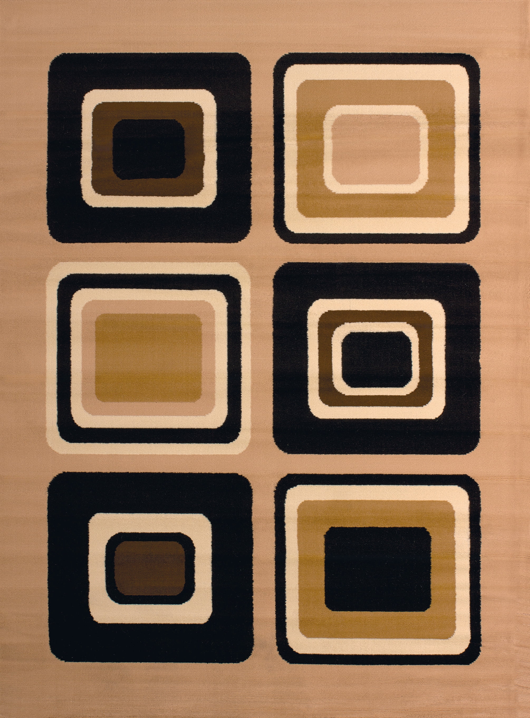 United Weavers Plaza Florence Runner Rug, Geometric Pattern, Berber, 2'3 X 7'2"