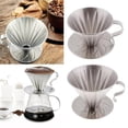 thumbnail image 3 of DOLITY Verser sur le Café en Acier Inoxydable Cône de Goutte à Goutte de Café avec Support de Tasse Réutilisable S, 3 of 9