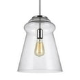 thumbnail image 2 of P1459CH-Generation Lighting-Feiss Lighting-Loras-Pendant 1 Light in Traditional Style-11.5 Inch Wide by 14.75 Inch High-Chrome Finish, 2 of 5