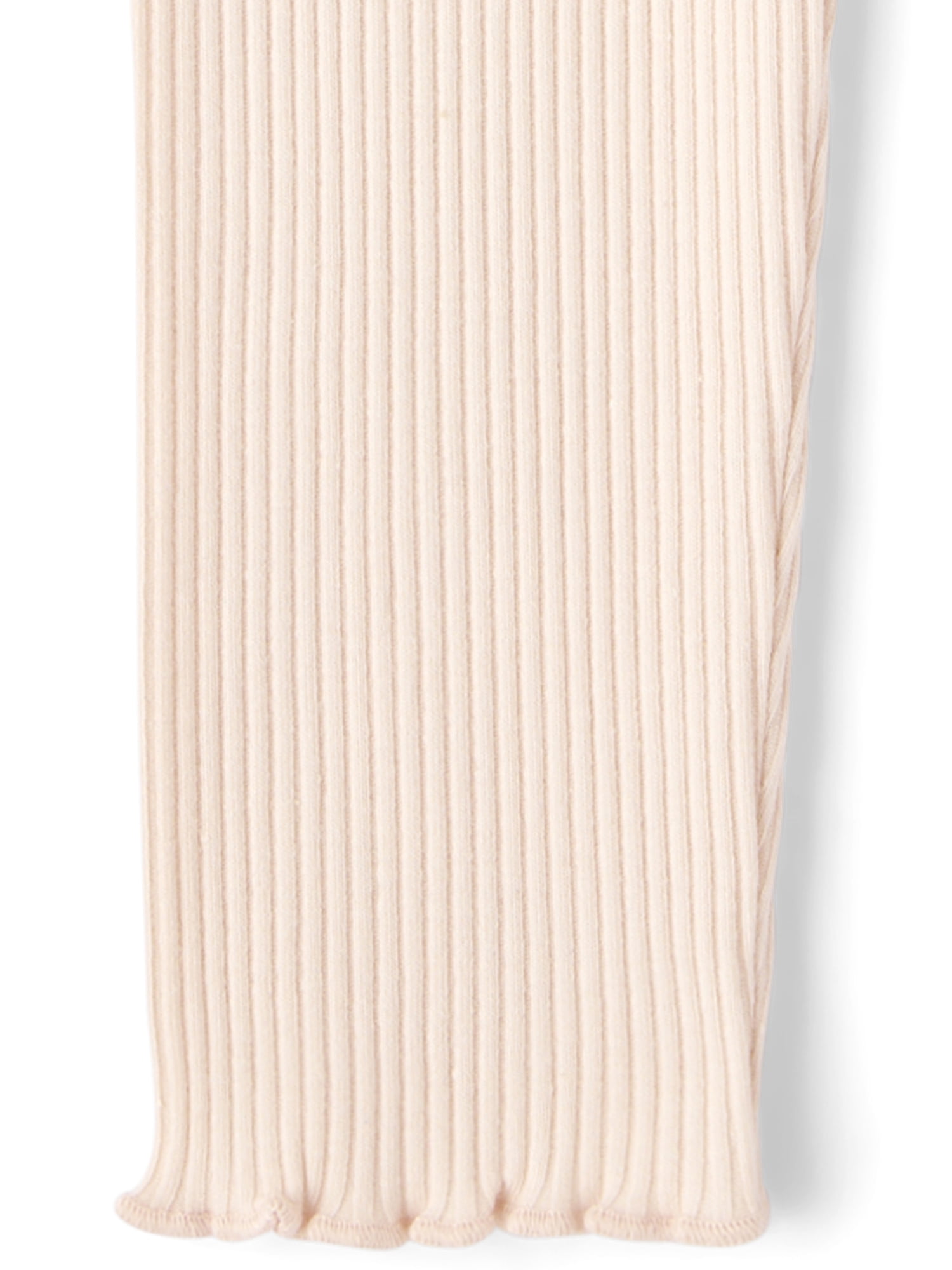 The Children's Place Baby And Toddler Girls Ribbed Lettuce Leggings, Sizes 6M-5T