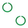 thumbnail image 4 of Justharion 10pieces Flexible Binding Solution - Plastic Loose Leaf Binder Rings For Easy Management Of Cards Documents green diameter 27mm 2PCS, 4 of 6