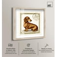 thumbnail image 2 of Postal Pup Shadowbox Print Cute Art Prints by Art Remedy, Blonde Frame, 12 x 12, 2 of 6