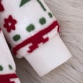 thumbnail image 2 of Bjutir Toddler Boys Girls Bodysuits Christmas Winter Warm Long Sleeve Cartoon Prints Romper Hooded Jumpsuit Red Size 18-24 Months, 2 of 7