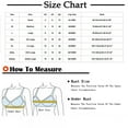 thumbnail image 2 of Bigersell Sport Bras for Women Plus Size 5pc V-Neck Wire-Free Bra Support Women Sports Bras Padded T-Shirt Bra Style R-200 Basic Bra Strap Nylon Back-Smoothing Bra Everyday Bras Underwear Purple M, 2 of 5