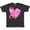 Vintage Black, variant on Inktastic Breast Cancer Awareness Pink Ribbon Around Heart T-Shirt