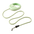 thumbnail image 2 of Correa para perros resistente con cuerda reflectante, mango antideslizante y dispensador de bolsas integrado. Verde 2m, 2 of 9