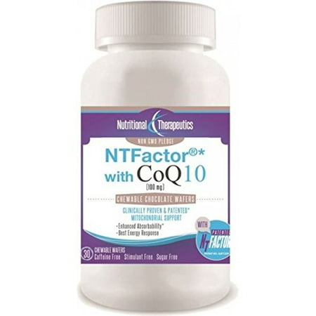 - Nutritional Therapeutics NT Factor with CoQ10 100 MG 30 Chewable Wafers Chocolate