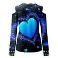 thumbnail image 4 of Camisas Para Mujer Moda Cuello en V Manga Larga Hombro Frío Camiseta Otoño Impresión Blusa de Encaje Tops Odeerbi ODB124321, 4 of 4
