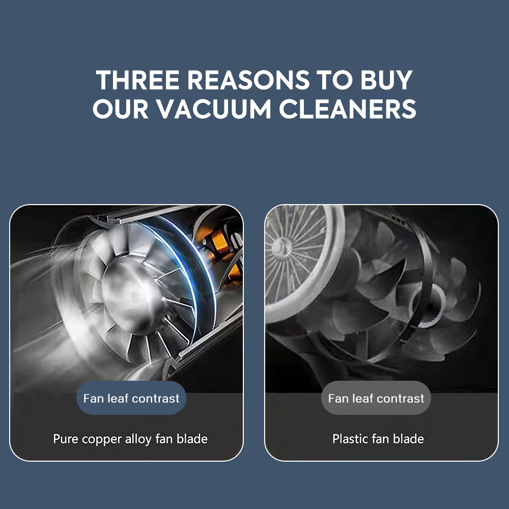 VTIN Car Vacuum Portable Cordless, 20000Pa 2 in 1 Mini Vacuum Cleaner&Air Duster, 120W Brushless Motor Handheld Vacuum Cordless with 2000mAh Battery, Nozzles, for Car, Home, Office, Pet