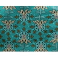 thumbnail image 4 of oneOone Georgette Viscose Fabric Leaves & Floral Block Printed Craft Fabric BTY 42 Inch Wide, 4 of 4