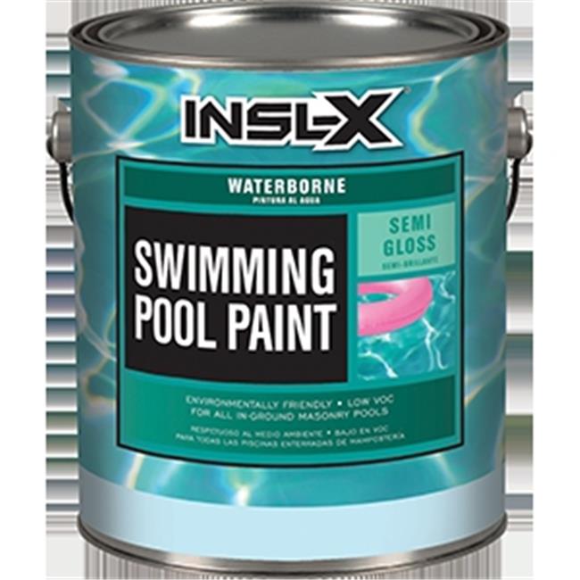 Inslx Products WR 1019 Aquamarine Waterborne Pool Paint 1 Gallon