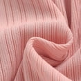thumbnail image 5 of Lenpel Toddler Girls' Flare Pants Ribbed Elastic Waist Ruffle Hem Stretch Bootcut Pull on Trousers Bell Bottom Leggings, 5 of 5